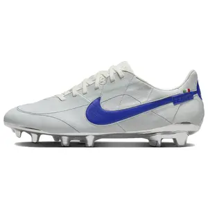 Nike Tiempo Legend 9 Elite Men's FG Soccer Cleats in White and Silver Verifiable, with credentials and supporting global authentication