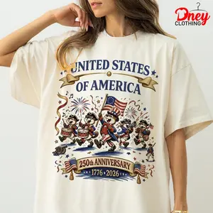 [Sale up to 50%] [Free Ship] Buc-ee's Celebrate 250 Years 4th July T-Shirt, Independence Day Tee, Buc-ee's 250th America Anniversary, USA Flag Shirt