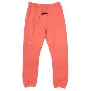 Men's Sweatpants Coral Athletic Jogger Pants SS22, Cuffed Pants, Oversized Fit, Lightweight Elastic Waist Versatile Streetwear for Daily Wear