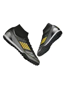 New Breathable Men's Football Shoes TF Nails Outdoor Sports Sneakers Durable Anti-Slip Strong Grip Essential for Sport Enthusiasts Football Cleats