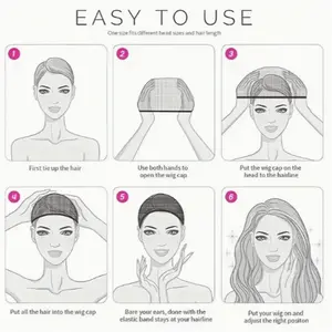 10pcs High Elasticity Lace Wig Caps, Ultra-Thin & Stretchy Stocking Hairnets, Suitable for All Hairstyles, Easy to Use Women's Accessories, Adjustable Wig Cap