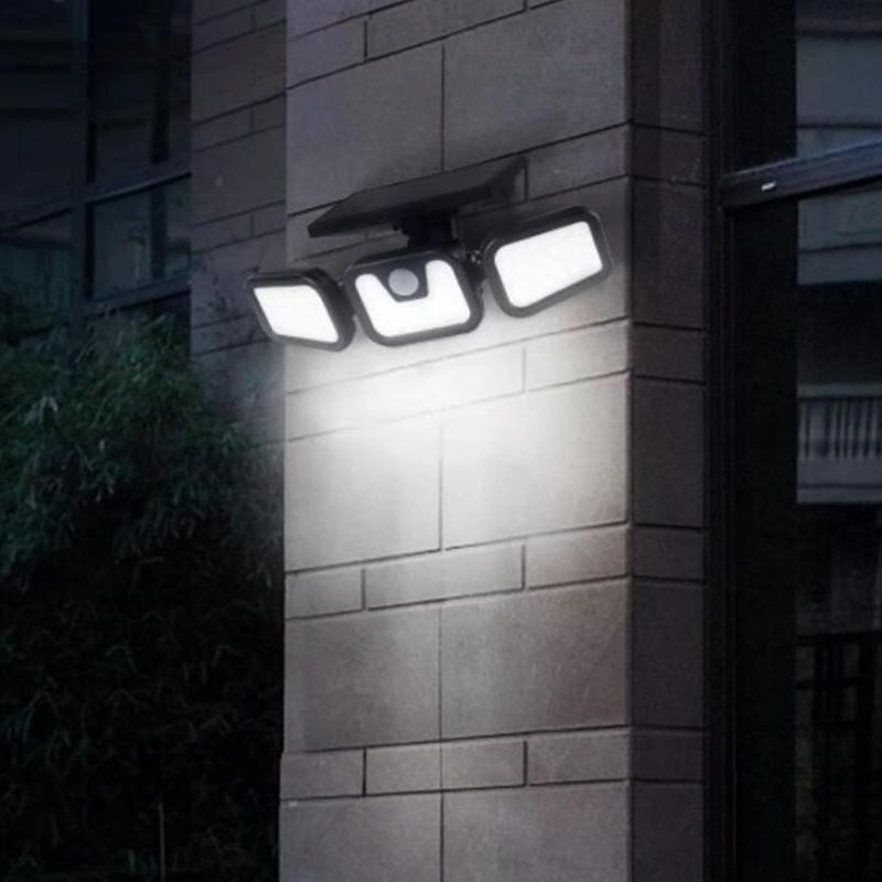 Outdoor Solar Motion Sensor Lights with 118 LEDs, Security Wall Night Light, IP65 Waterproof Wireless Lights for Yard, Stairs, Garage, Fence, Porch, TikTokShopBlackFriday