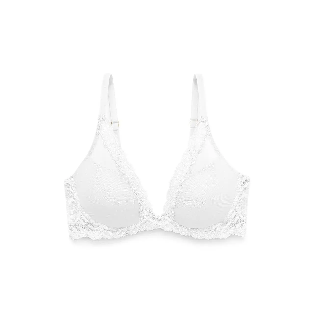 NATORI FEATHERS BRA IN WHITE