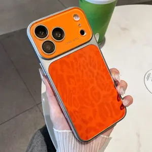 Luxury Classic Cheetah Leopard Print Phone case For iPhone 17 16 15 14 13 12 11 Pro Max Plus Air E, Glossy Electroplated Edge Military Grade Drop Protection Shockproof Phone Cases, Protection Durable, Gifts for Her/Him/Friends