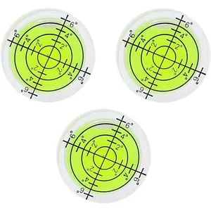 3 count Small Circular Bubble Levels 32x7mm Round Spirit Level Measuring Layout Tools Levels
