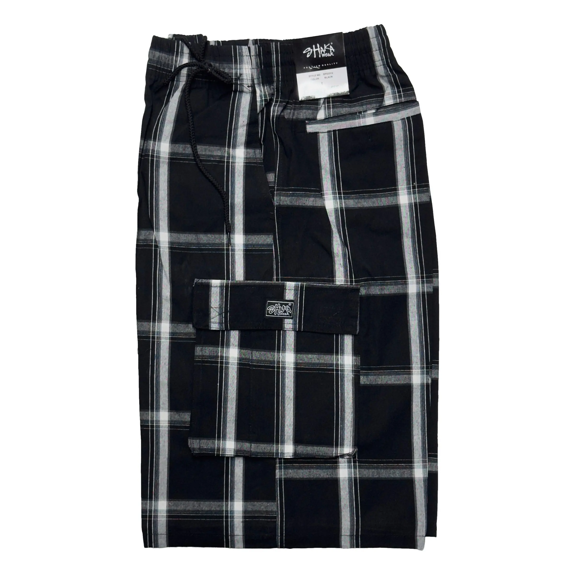 Shaka Wear Plaid Shorts