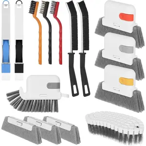15 Pcs Window Brush Tool, Door Window Track Cleaner Gap Crevice Brush Gap Scrub Brush for Shutter Door Keyboard Tile Lines Sill Car Vents