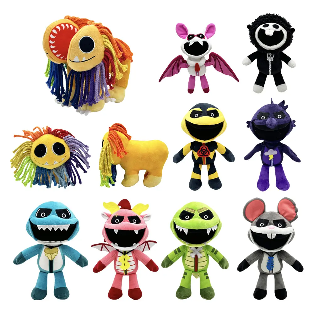 New Nightmared Critters Plush Toys Cute Soft Stuffed Pillow Dolls For Kid Birthday Christmas Gift
