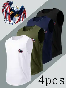 Men's Fashion Business Casual Vest Set, Breathable Polyester Fabric, Slim Fit, All Seasons, Geometric Pattern, Holiday Gift