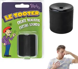 Black Novelty Squeeze Pooter, Practical Jokes Prank Farting Noise Maker, Fart Machine, Soft Joke Gift Fart Sounds Machine Toy, Joke Toy for Adults for Party, Birthday,Funny Gifts Funny Fart Sound Stress Relief Toy