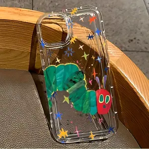 Very Hungry Caterpillar Phone Case, Compatible with iPhone Models 17-11 Pro Max, Soft Tpu Material, Durable, Stylish & Protective Design
