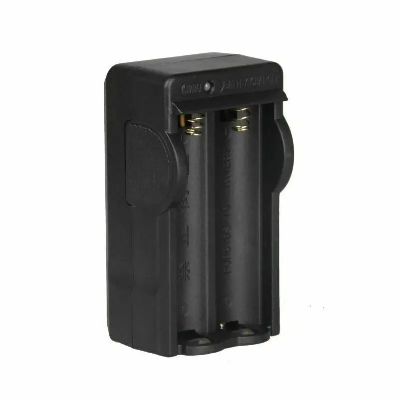 Smart Charger for 3.7V Rechargeable Li-Ion Batteries, Compact Battery Charging Adapter, USA