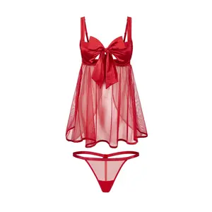 Bessima B1 Dark Red Plus Lingerie