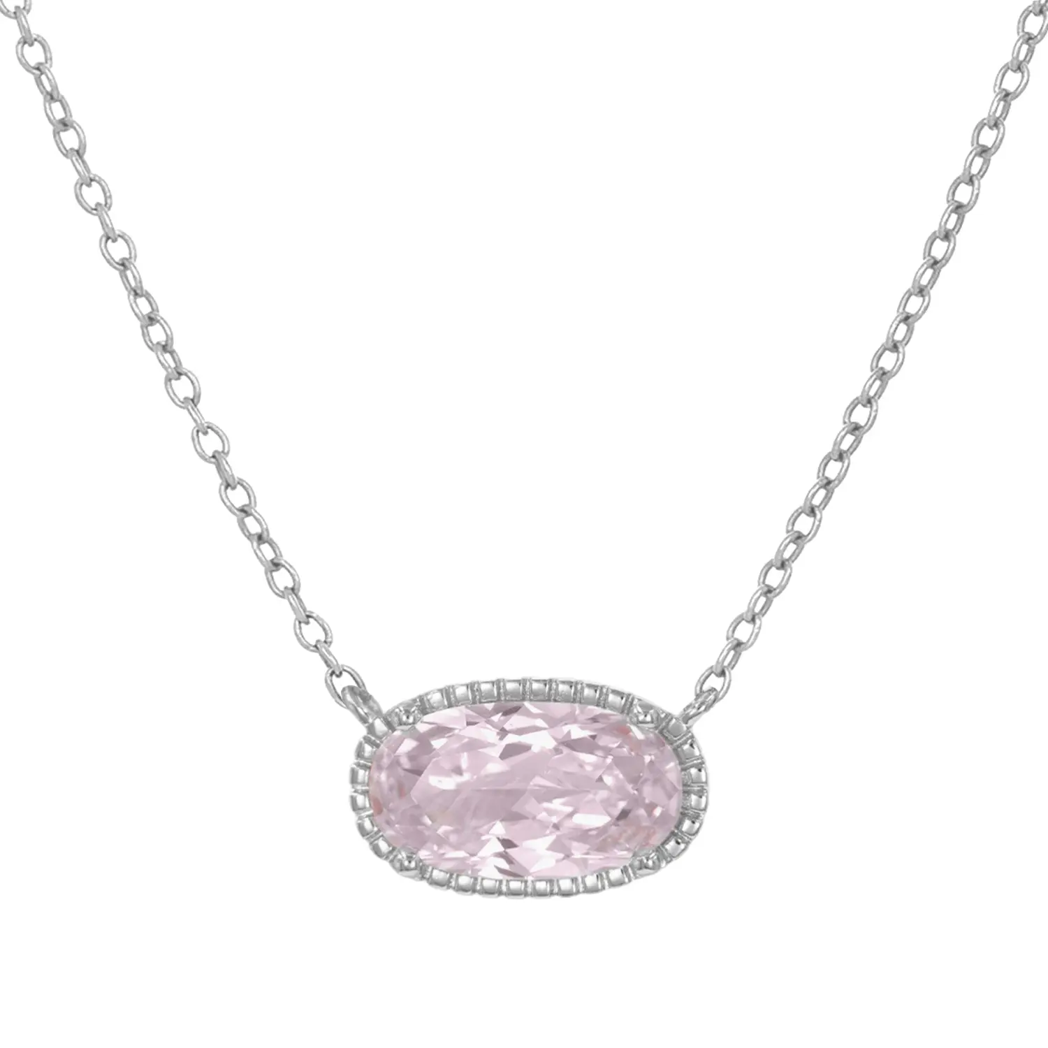 October-silver chain