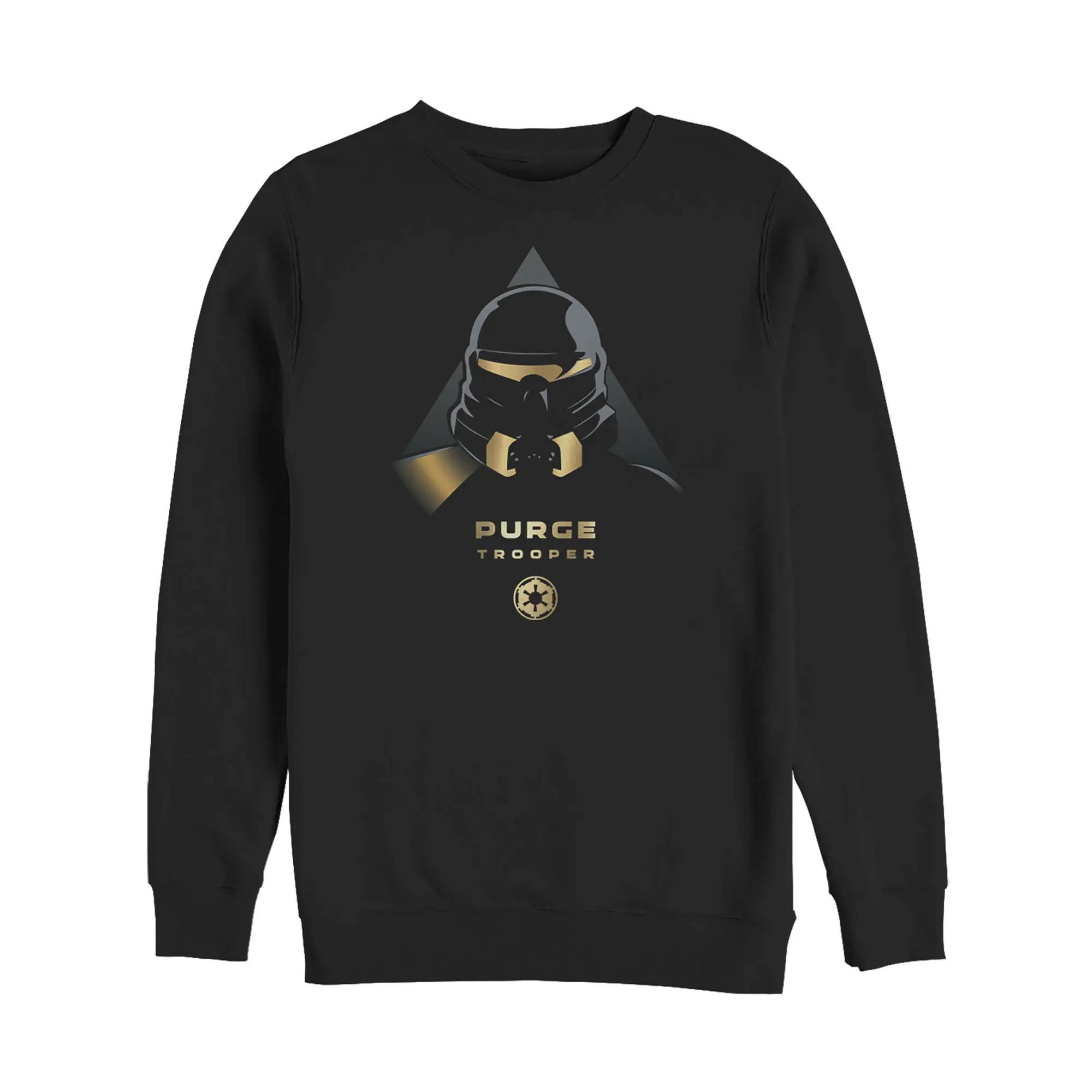 Men's Star Wars Jedi: Fallen Order Purge Trooper Symbol Graphic Cotton Fabric Sweatshirt - Fashion Long Sleeve Round Neck Casual Pullover