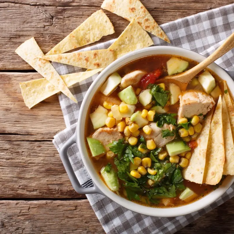 Tortilla Soup Mix with Dried Bold Spices & Chicken Flavor, Ambient Temp Storage, Prepares with Few Canned Ingredients in 20 Min