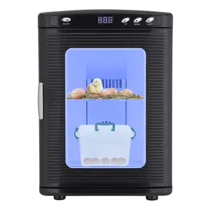 GARVEE 25L Portable Reptile Incubator, Digital Temperature Control (10°c-60°c) with Cooling & Heating for Eggs, Small Reptiles & Science Labs, 12v/110v Dual Power