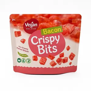 Vegan Select Crunchy Bacon Crispy Bits Snack - 100g, Healthy Snacks with Rich Flavor