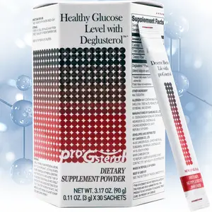 ProGsterol Blood Sugar Support Supplement with Deglusterol Metabolic Wellness Supplement 30 Stick Packs (0.11 oz Each)
