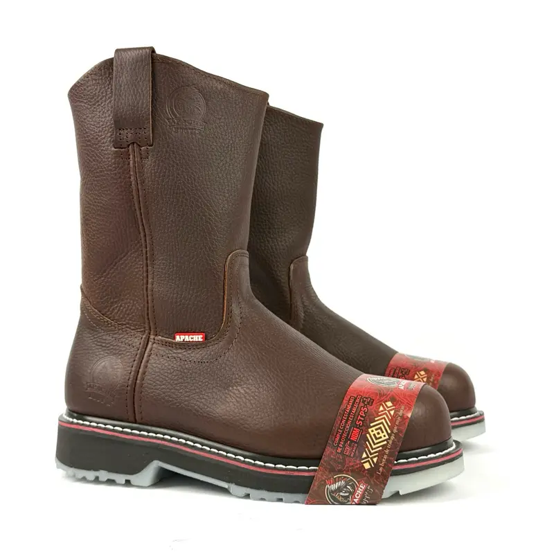 602  Steel Toe Roble Floter Apache Boots Dual Sole Comfort Insole