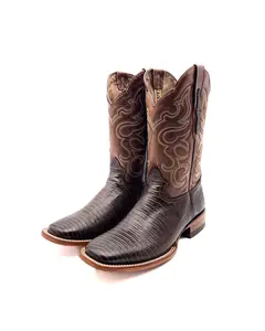 Cowboy Boot Brown Lizard