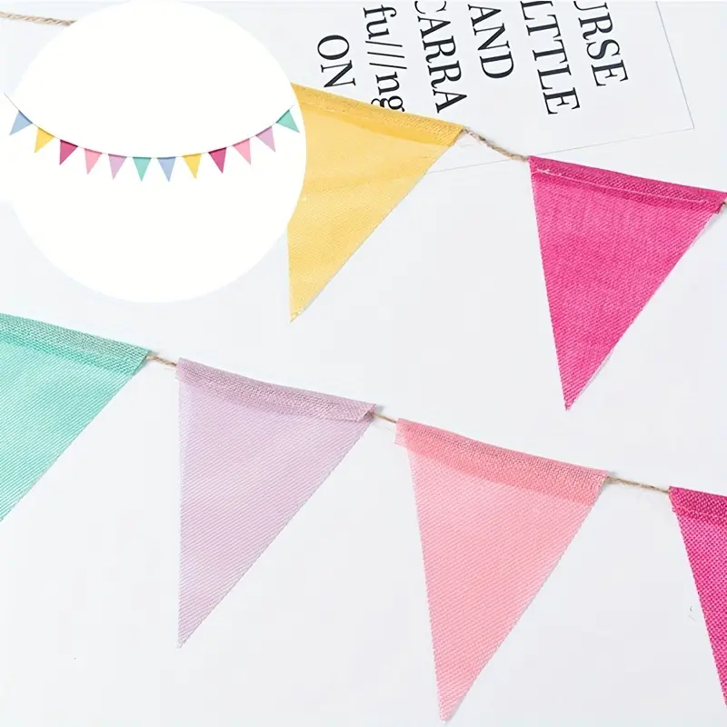 Rainbow Triangle Flag Ribbon Decorations, Multicolor Party Supplies, Carnival Birthday Festival Decoration, Wholesale Rainbow Flags, Decorative Banner, Outdoor Banners