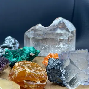 Intuitive Crystal Mineral Set Bundle Box - Natural Healing Crystal Collection