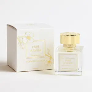 Pure Jasmine by Flower Scents – Unisex Luxury Eau de Parfum – Lemon, Jasmine, Vetiver, Patchouli & Musk – Soft Powdery Floral Scent – Long-Lasting Perfume