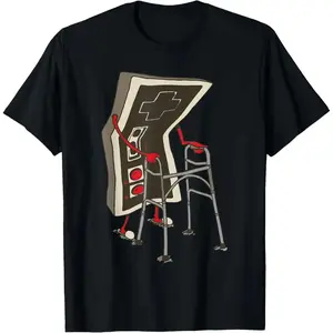 Old Gamer Retro Video Game Old Gamer T-Shirt Graphic tees