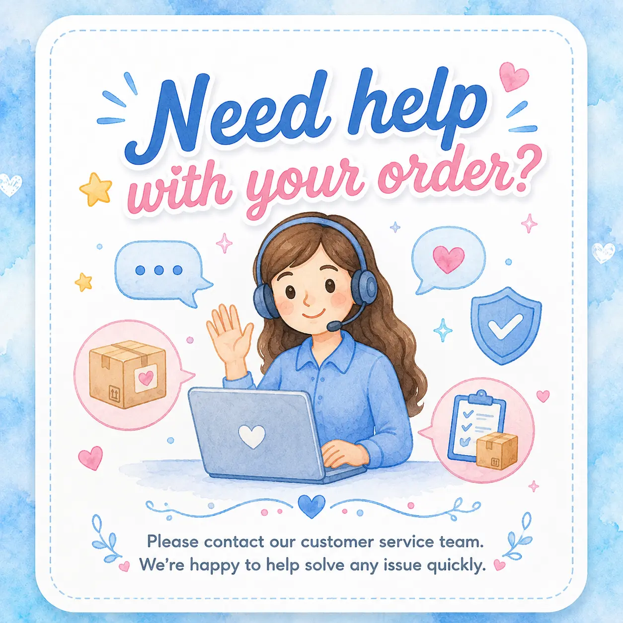 Customer Care Gift – Priority Order Support & After-Sales Service