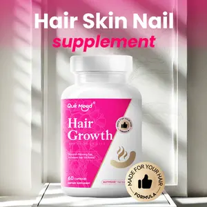 Hair Growth Supplement for Women - With Collagen Complex, Biotin, Oyster Extract, Multivitamins - Natural Regrowth - Clinically Tested for Visibly Thicker Hair - Stronger Nails, Healthy Skin - Haircare - 60 Capsules (2 Months Supply)