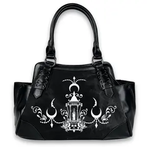 Midnight Chandelier Washed Canvas Shoulder Bag