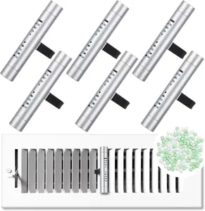 Pcs Whole House Air Freshener Passive Essential Diffuser Vent Clips Easier Placement Adjustable HVAC Furnace Filter Scent Fragrance System for HVAC Vents Extender for Entire Home (Eucalyptus)