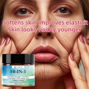 2-Minute Instant Firming Cream, Collagen, Hyaluronic Acid, Honey, Plant Squalane, Moisturizing, Wrinkle Smoothing, All Skin Types, Gift Idea
