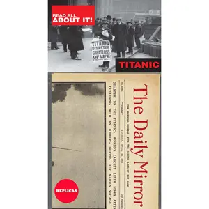 Titanic Replica Newspaper - Memorabilia - Daily Mirror 1912