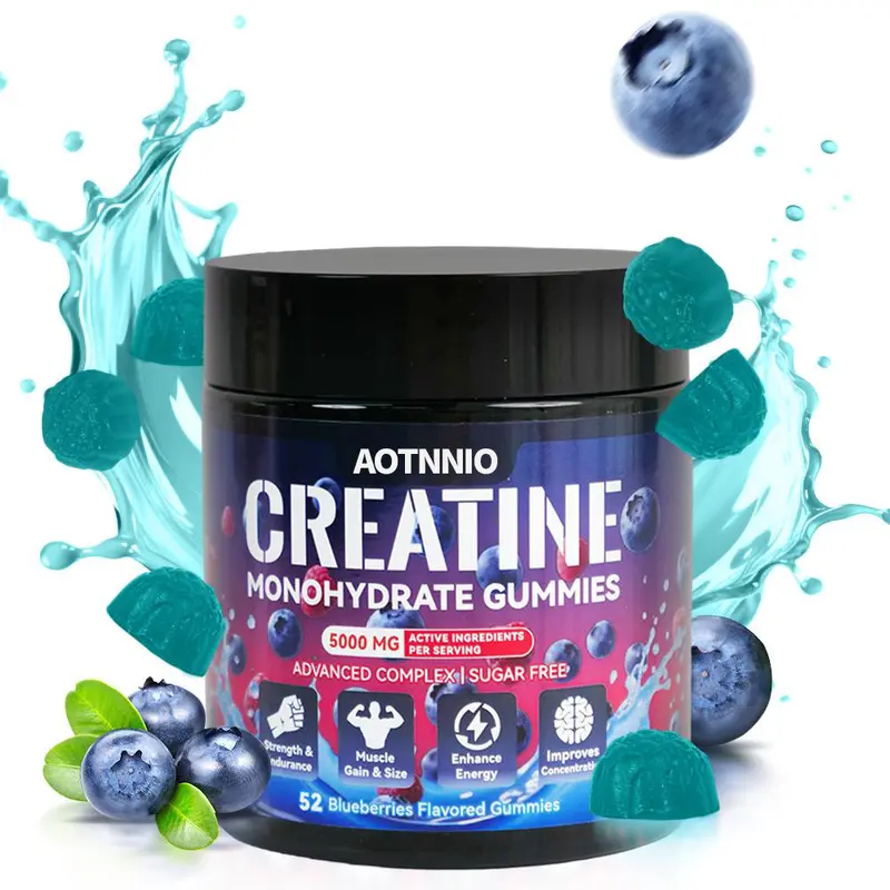 Creatine Monohydrate &Carnitine Gummies for Gain, More Strength and Faster Recovery