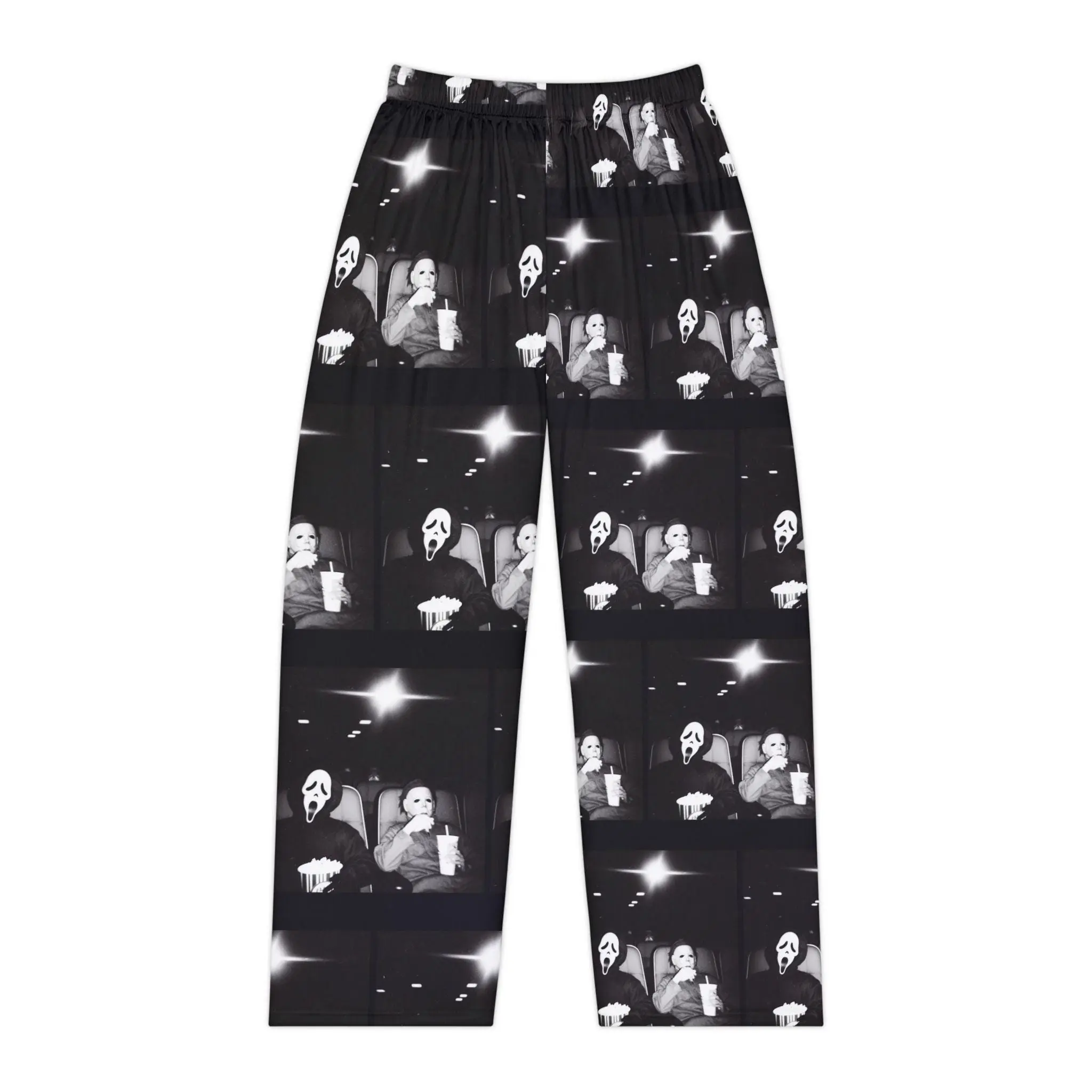 Horror Movie Villains Pajama Pants, Scary Movie Sleepwear, Halloween PJs, Slasher Film Lounge Pants, Horror Movie Fan Gift