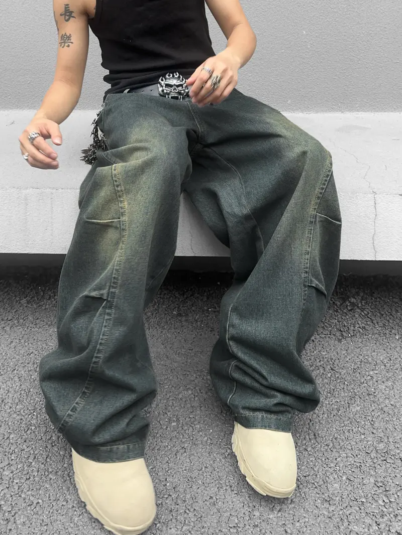 opium baggy jeans - TikTok Shop