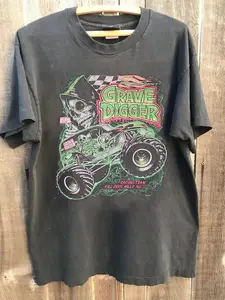 Grave Digger Racing Team Monster Truck Tee, Monster Truck T-Shirt, Monster Jam  Shirt, Racing Car Lover Tee, Unisex Cotton Shirt For Men Women