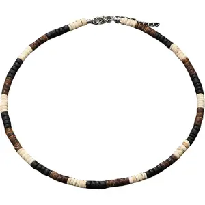Puka Shell Necklace for Men Surfer Necklace Seashell Chokers Beach Necklace for Women Summer Beaded Necklace Jewelry