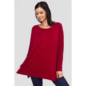 Effortless Style Dolman Oversized Tunic Top