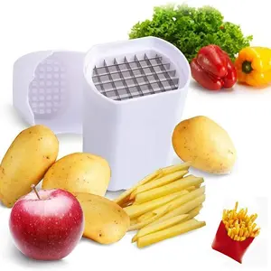 One-Step Potato Fries Cutter - Effortless French Fry and Vegetable Slicer for Your Kitchen