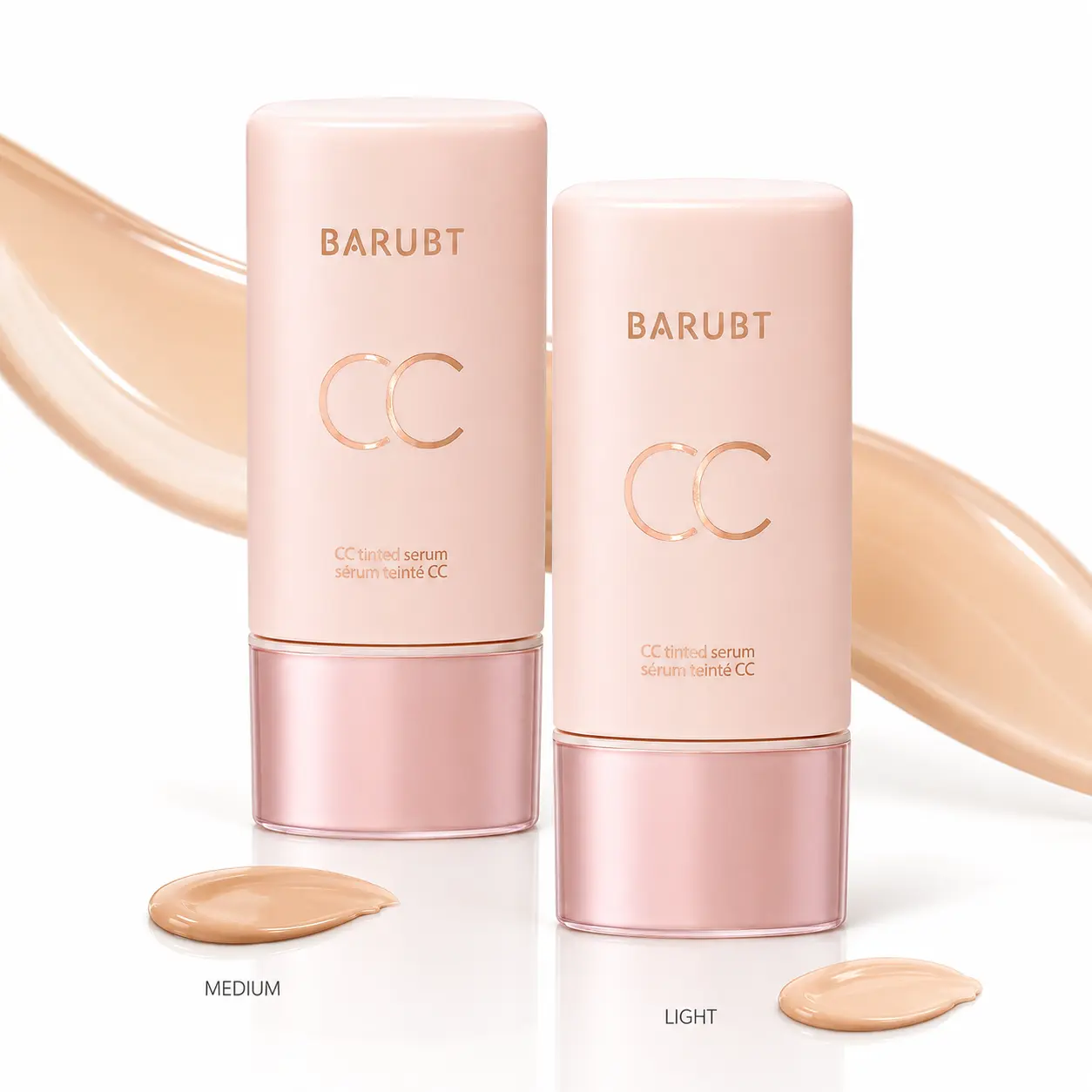 Color Changing CC Cream Tinted Serum for Women, Lightweight Skin Tone Matching Foundation with Natural Dewy Finish, Buildable Coverage Makeup Base, Hydrating Face Makeup for Daily Beauty Routine