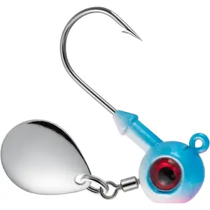 10 Pack Underspin Jigs Heads Freshwater Swimbait Ball Jig Bass Walleye Fishing Hooks Colorado Spinner  Flat Bottom Stand up