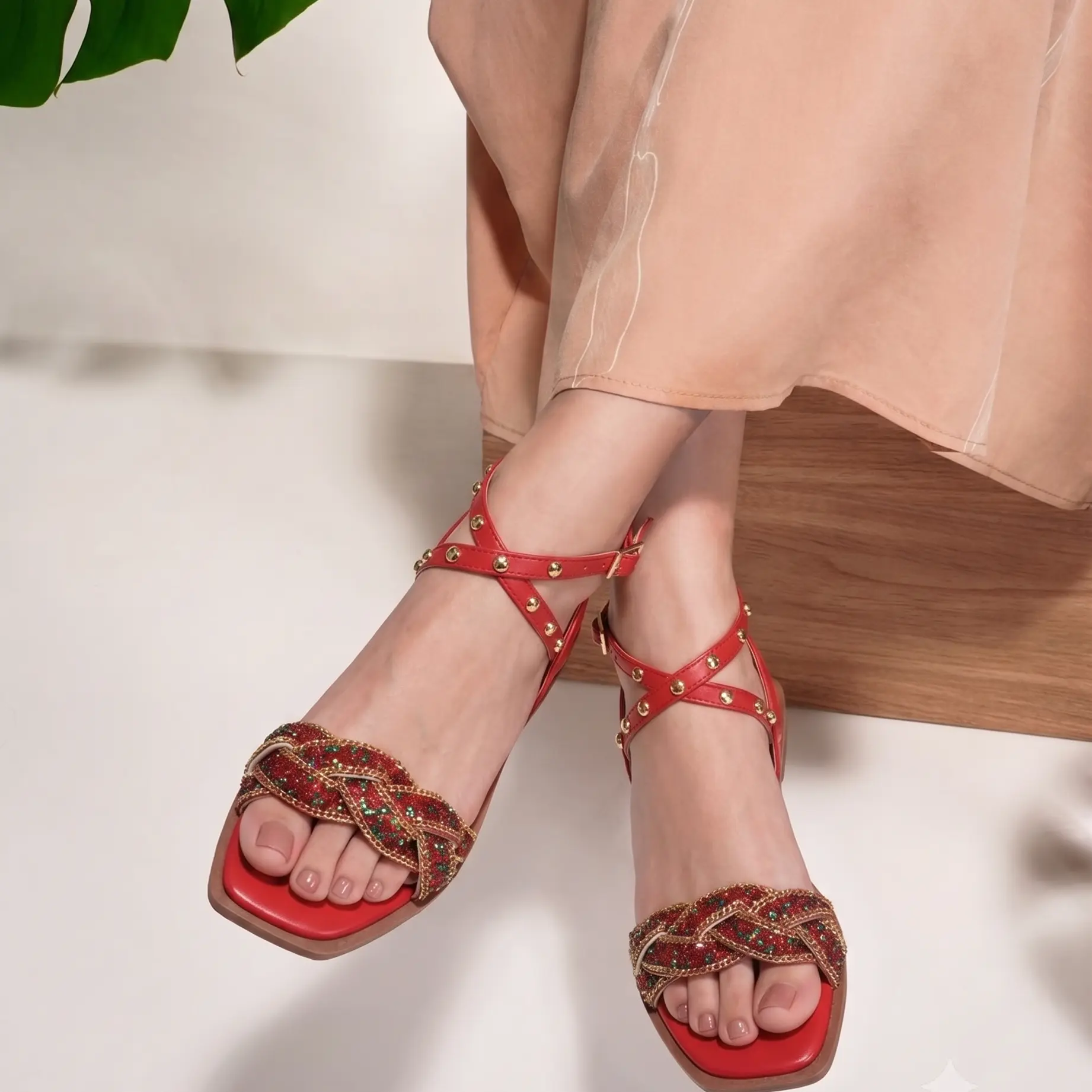 MIREYA FLATS-  Colombian Sandals - Lightweight, Comfortable, Flat-Height Casual Sandals