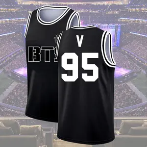 Custom Bangtanb Basketball Jersey for Teen Girl Women Men, Personalized Kpop Tank Top Jersey, World Tour 2026 Concert Jersey Shirt for Fans Gift