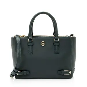 Pre-owned Tory Burch Leather Tote Bags Saffiano Robinson Small Multi Tote
