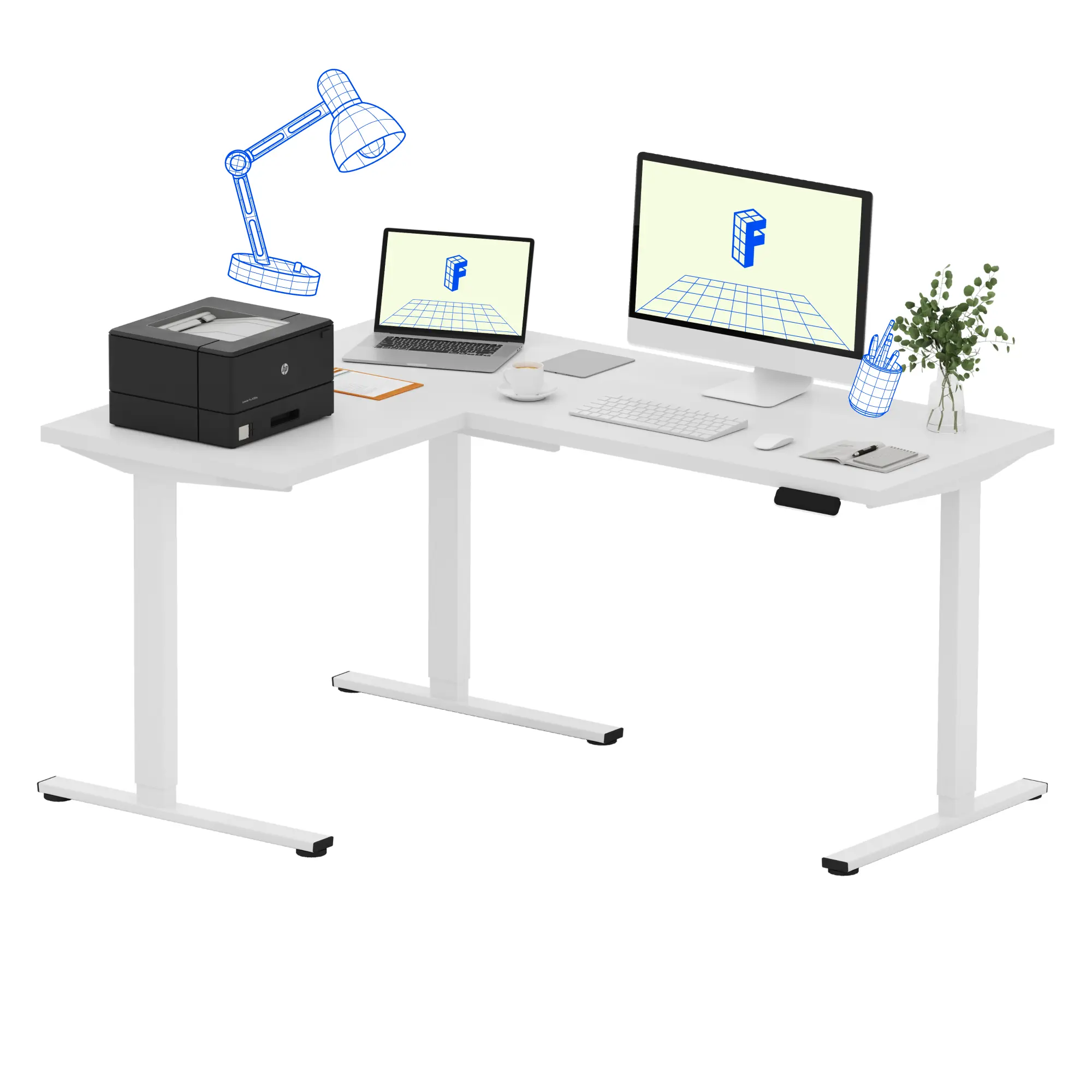 White Top + White Frame