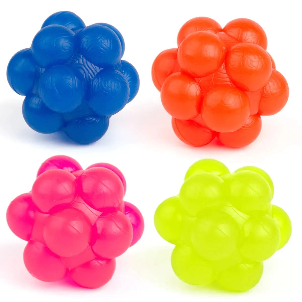 Dogline Rubber Bur Ball - Classic Rubber Dog Toy for Active Play and Exercise