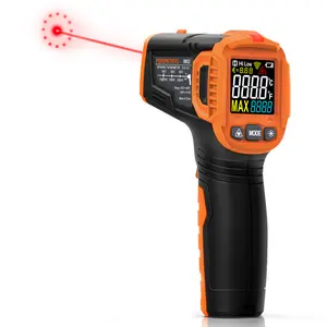 POROMETISTO IM02/IM02Pro Infrared Thermometer -50-380℃/-50-800℃ 3In1 Measure Adjustable Emissivity for Industrial Environment